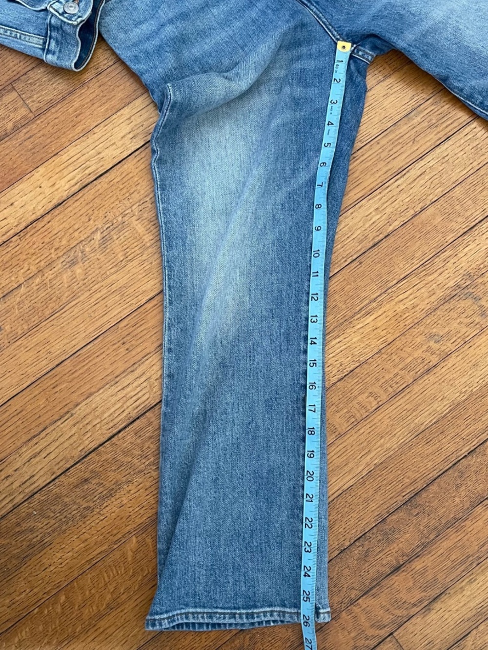 Levi’s Kick Flare Long Sleeve Denim Jumpsuit - Picture 8 of 12